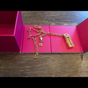 Tory Burch rose gold necklace